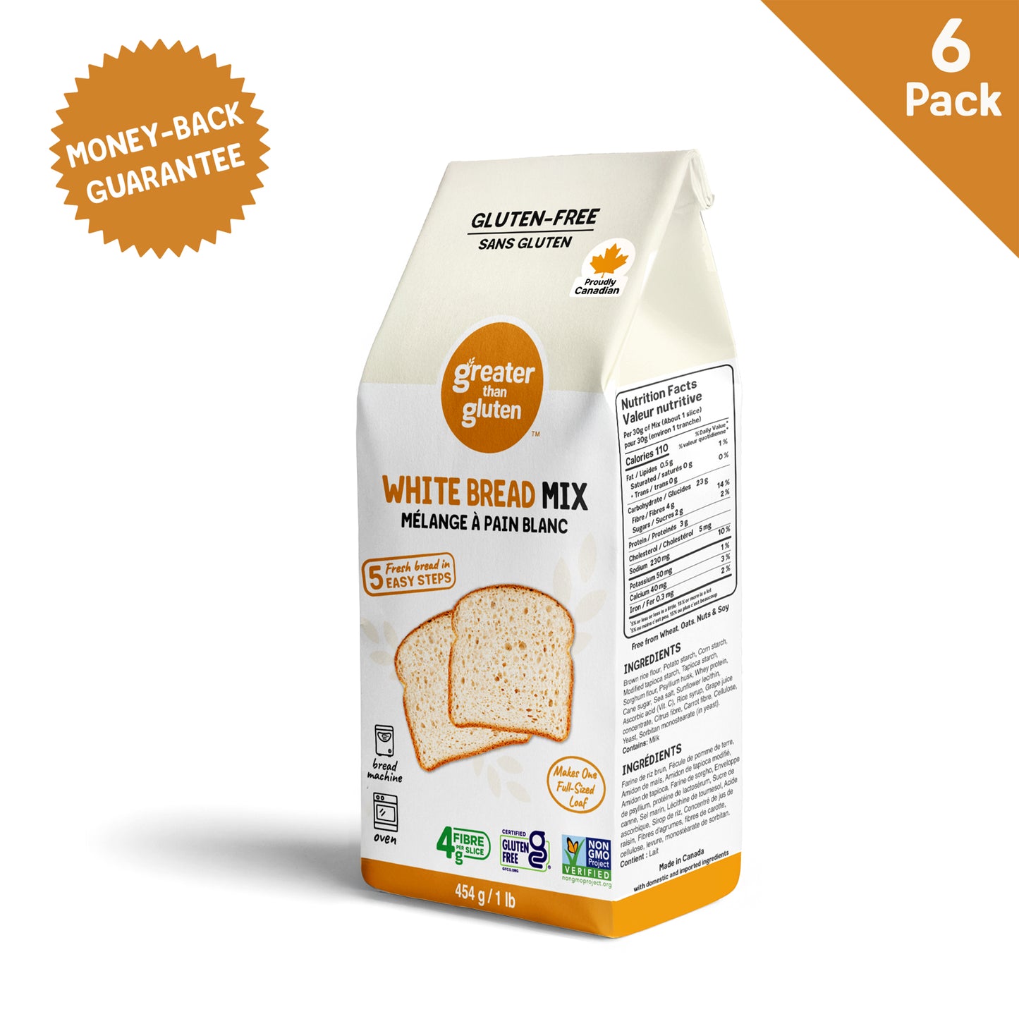 Gluten-Free White Bread Mix